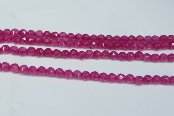 CCN2830 15.5 inches 5mm faceted round candy jade beads