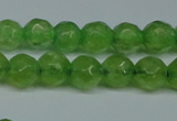 CCN2834 15.5 inches 5mm faceted round candy jade beads