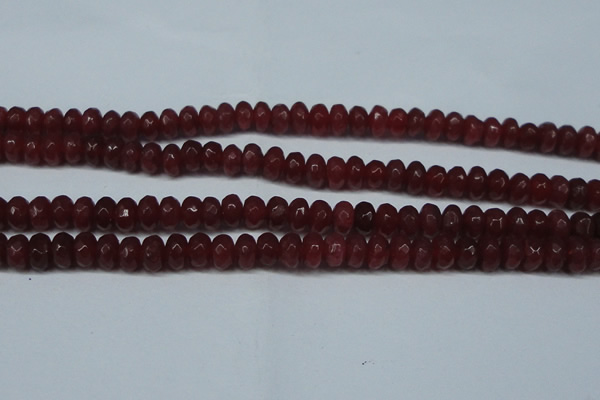 CCN2850 15.5 inches 2*4mm faceted rondelle candy jade beads