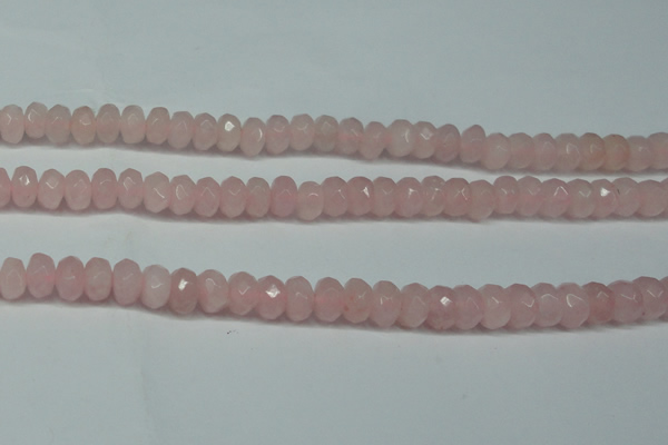 CCN2860 15.5 inches 4*6mm faceted rondelle candy jade beads