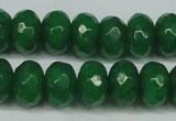 CCN2875 15.5 inches 5*8mm faceted rondelle candy jade beads