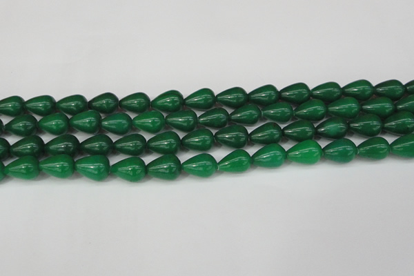CCN3770 15.5 inches 10*14mm teardrop candy jade beads wholesale