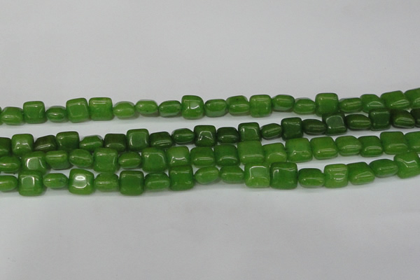 CCN3792 15.5 inches 8*8mm square candy jade beads wholesale