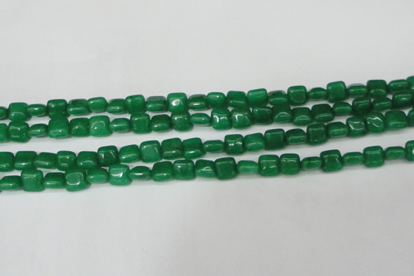 CCN3793 15.5 inches 8*8mm square candy jade beads wholesale