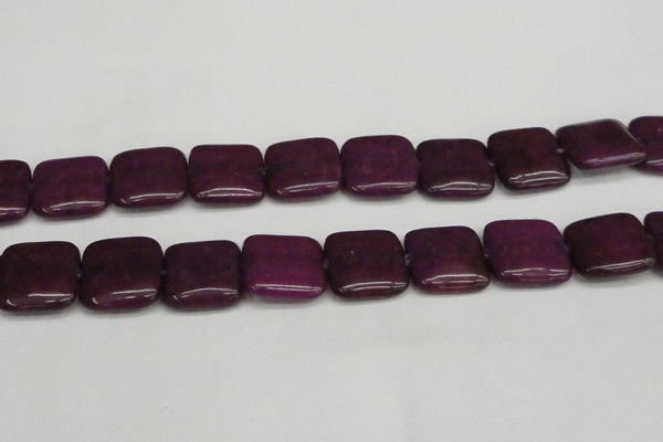 CCN3806 15.5 inches 20*20mm square candy jade beads wholesale