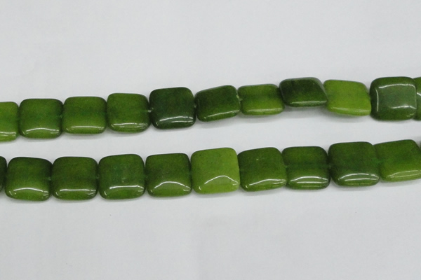 CCN3808 15.5 inches 20*20mm square candy jade beads wholesale