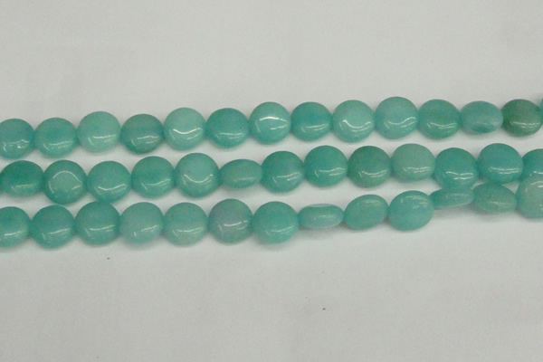 CCN3822 15.5 inches 14mm flat round candy jade beads wholesale