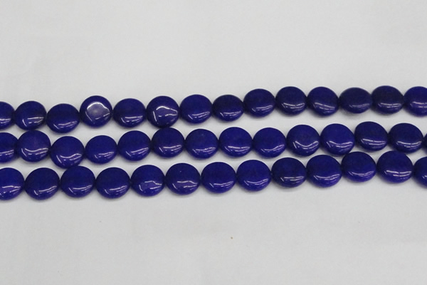 CCN3826 15.5 inches 14mm flat round candy jade beads wholesale