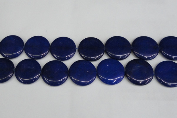 CCN3859 15.5 inches 35mm flat round candy jade beads wholesale
