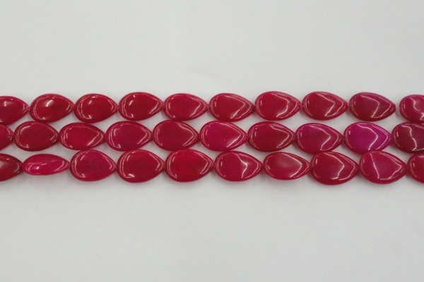 CCN3877 15.5 inches 15*20mm flat teardrop candy jade beads