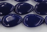 CCN3888 15.5 inches 15*20mm flat teardrop candy jade beads