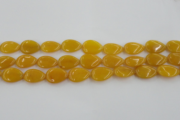 CCN3897 15.5 inches 18*25mm flat teardrop candy jade beads