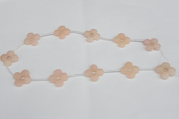 CCN3952 15.5 inches 23mm carved flower candy jade beads wholesale