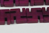 CCN3960 15.5 inches 20*20mm svastika candy jade beads wholesale