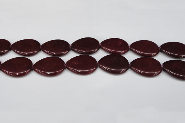 CCN3975 15.5 inches 30*40mm flat teardrop candy jade beads
