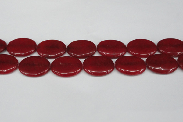 CCN3989 15.5 inches 30*40mm oval candy jade beads wholesale