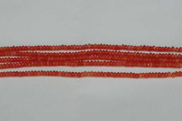 CCN4101 15.5 inches 2*4mm faceted rondelle candy jade beads