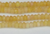 CCN4105 15.5 inches 2*4mm faceted rondelle candy jade beads