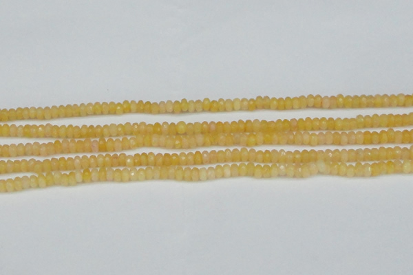 CCN4105 15.5 inches 2*4mm faceted rondelle candy jade beads