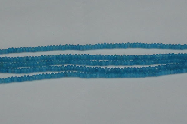 CCN4107 15.5 inches 2*4mm faceted rondelle candy jade beads