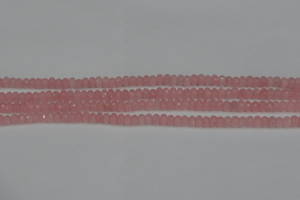 CCN4122 15.5 inches 4*6mm faceted rondelle candy jade beads