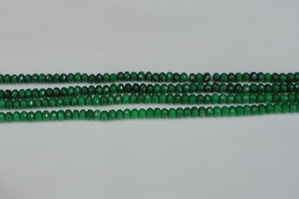 CCN4141 15.5 inches 4*6mm faceted rondelle candy jade beads