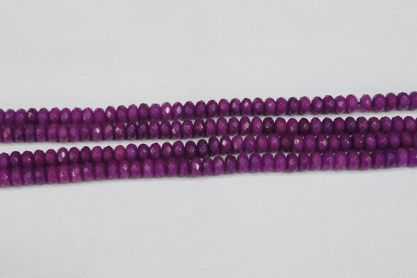 CCN4162 15.5 inches 5*8mm faceted rondelle candy jade beads