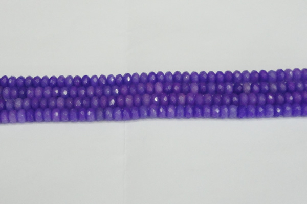 CCN4163 15.5 inches 5*8mm faceted rondelle candy jade beads