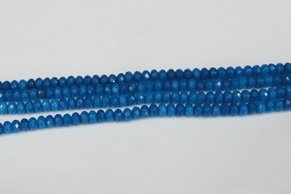 CCN4165 15.5 inches 5*8mm faceted rondelle candy jade beads