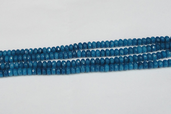 CCN4166 15.5 inches 5*8mm faceted rondelle candy jade beads