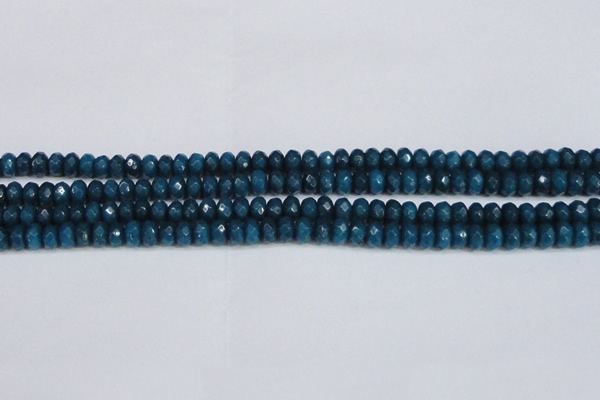 CCN4167 15.5 inches 5*8mm faceted rondelle candy jade beads