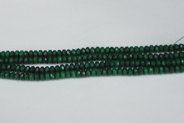 CCN4170 15.5 inches 5*8mm faceted rondelle candy jade beads
