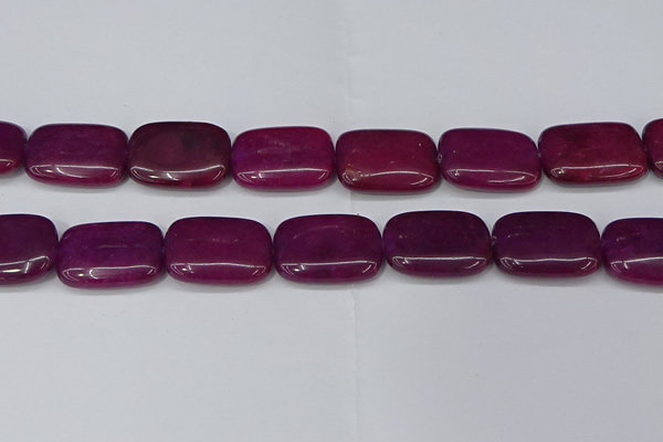 CCN4195 15.5 inches 18*25mm rectangle candy jade beads wholesale