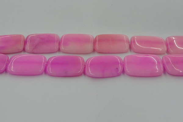 CCN4203 15.5 inches 30*40mm rectangle candy jade beads wholesale