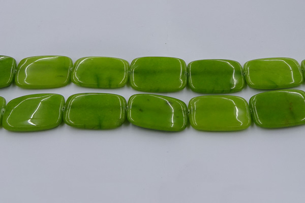 CCN4211 15.5 inches 30*40mm rectangle candy jade beads wholesale