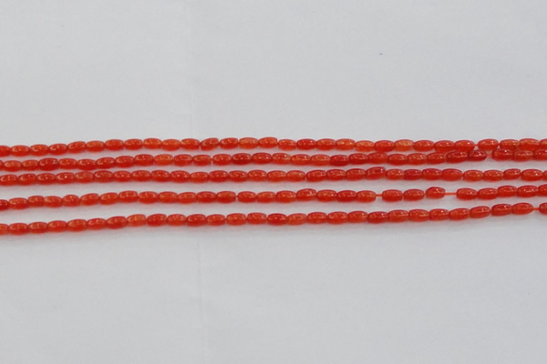 CCN4512 15.5 inches 3*5mm rice candy jade beads wholesale