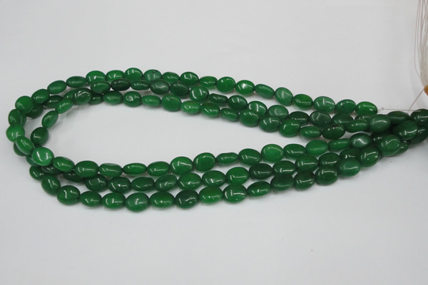 CCN522 15.5 inches 8*10mm oval candy jade beads wholesale