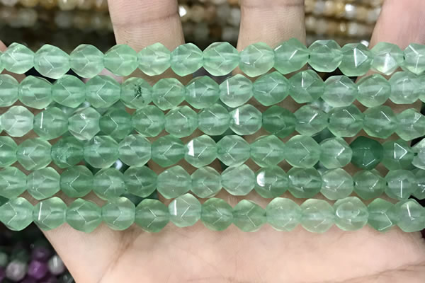 CCN5259 15 inches 8mm faceted nuggets candy jade beads