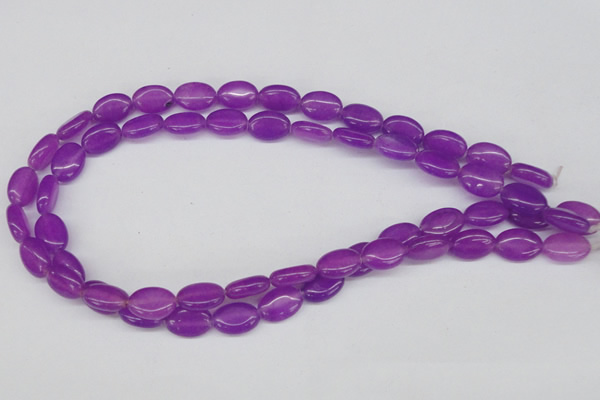 CCN529 15.5 inches 10*14mm oval candy jade beads wholesale