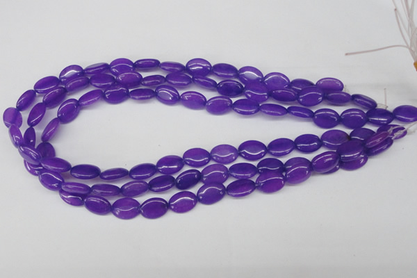 CCN530 15.5 inches 10*14mm oval candy jade beads wholesale
