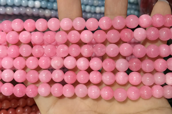CCN5326 15 inches 8mm round candy jade beads Wholesale