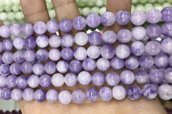 CCN5354 15 inches 8mm round candy jade beads Wholesale