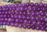 CCN5366 15 inches 8mm round candy jade beads Wholesale