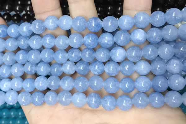 CCN5388 15 inches 8mm round candy jade beads Wholesale