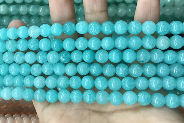 CCN5403 15 inches 8mm round candy jade beads Wholesale