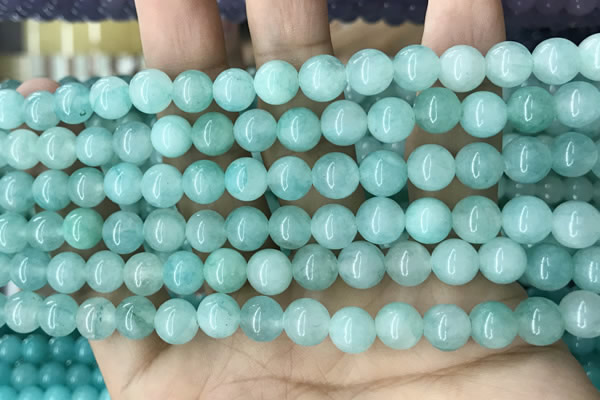 CCN5408 15 inches 8mm round candy jade beads Wholesale
