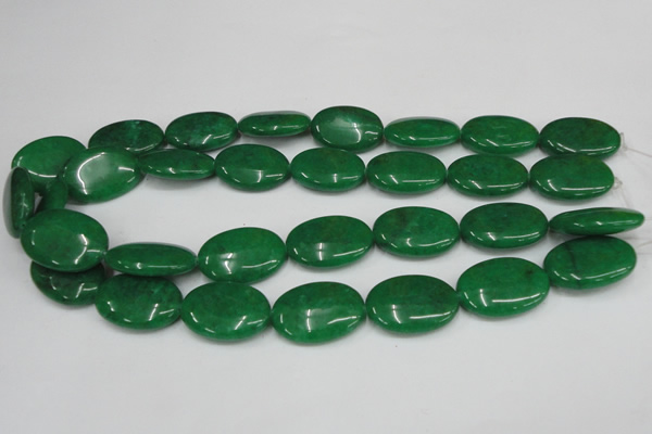 CCN548 15.5 inches 18*25mm oval candy jade beads wholesale