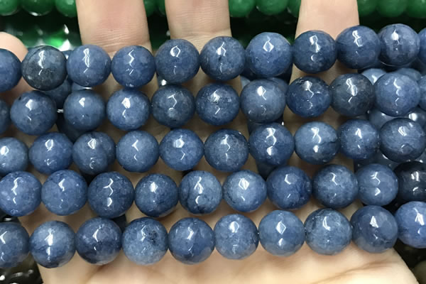 CCN5815 15 inches 10mm faceted round candy jade beads