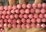 CCN5843 15 inches 8mm faceted nuggets candy jade beads Wholesale
