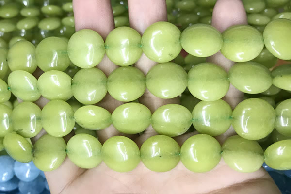 CCN5903 15 inches 15mm flat round candy jade beads Wholesale